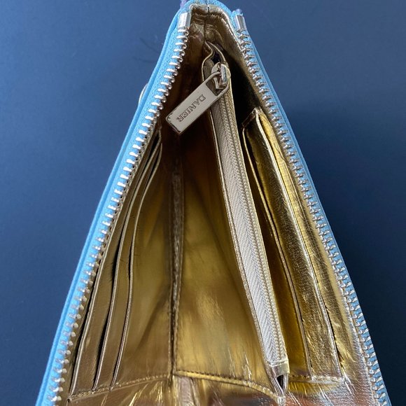 DANIER Leather Wallet Wristlet - Picture 3 of 5